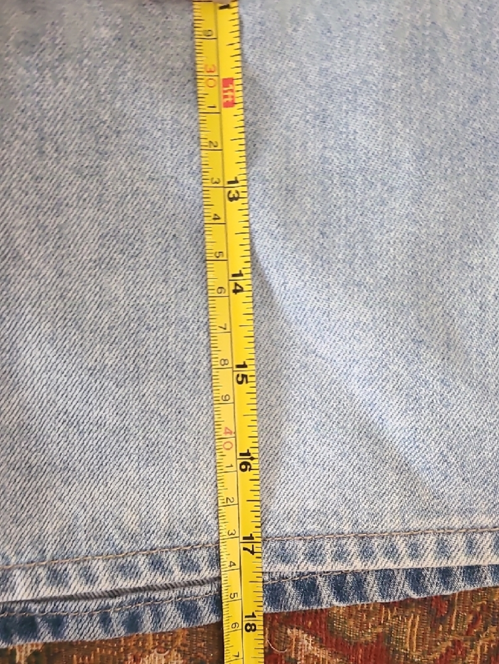 Lucky Brand Light Blue Button-Front Denim Skirt - Picture 5 of 5